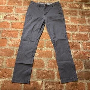 Wallin & Bros Men’s Straight Casual Flat Front Pants Grey 32x32